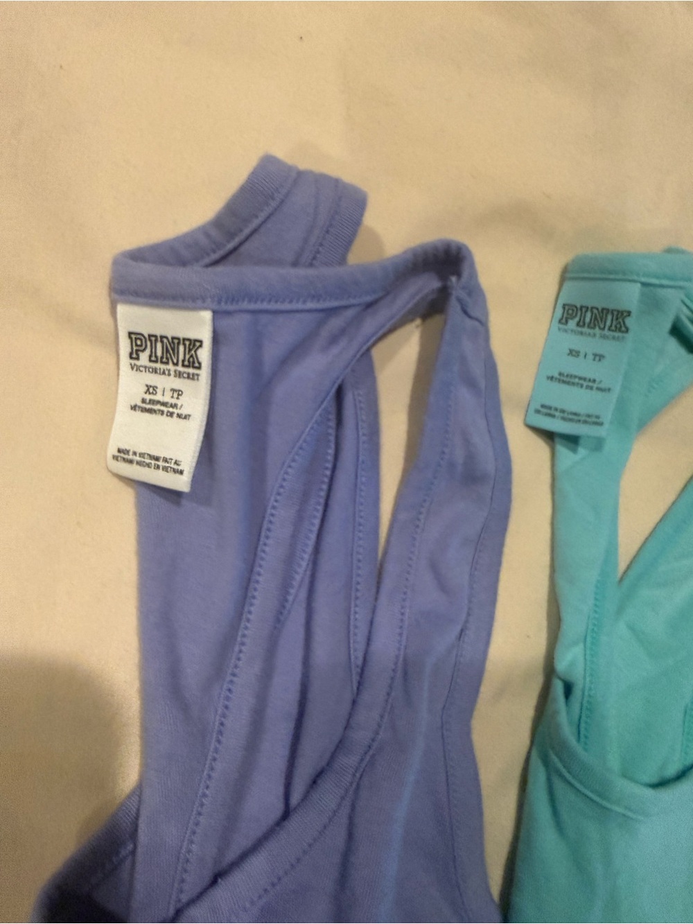 VS PINK Racerback Tank Tops - Multi Color Pack - Picture 2 of 6